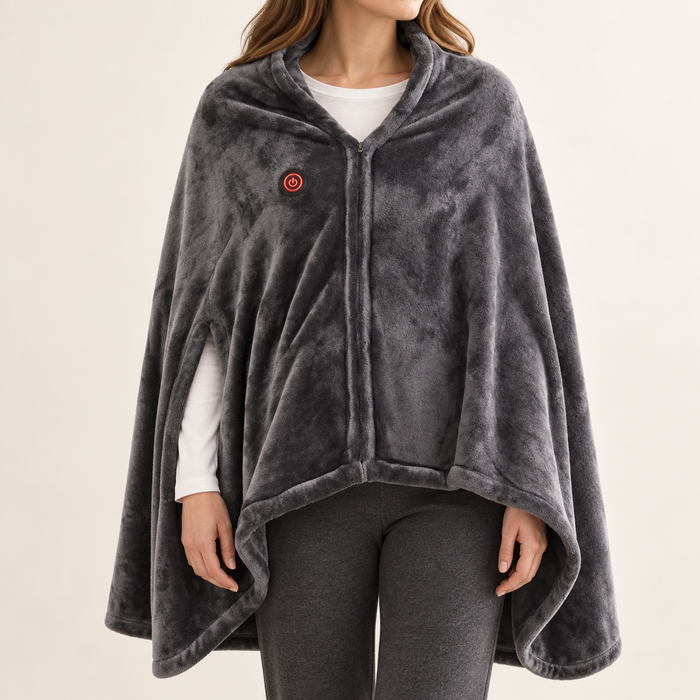 USB Heated Fleece Blanket – 3 Heat Settings, 150 × 85 cm