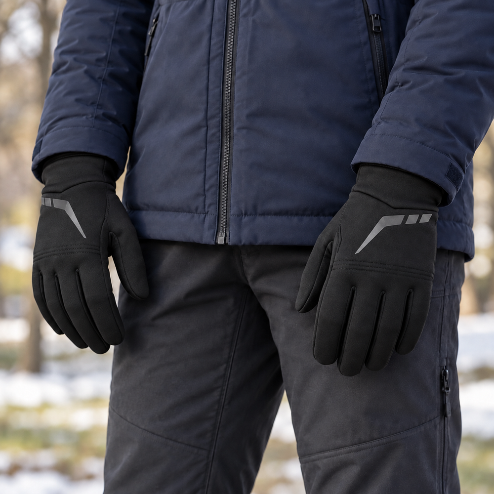 Rechargeable Heated Glove Liners – 3 Heat Settings & Touchscreen Tips