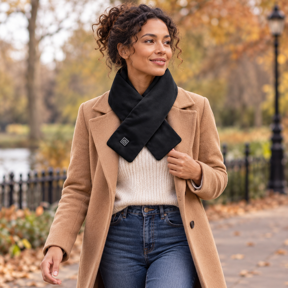 USB Heated Fleece Scarf — Three Settings