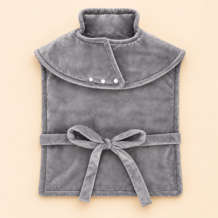 UK Heated Neck, Shoulder & Back Wrap — 60 × 90 cm