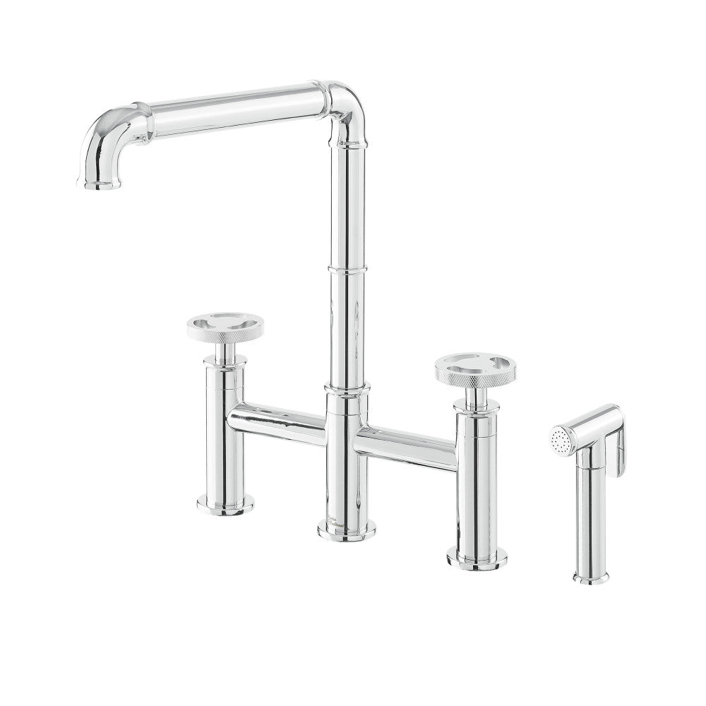 Avallon Pro Widespread mitigeur de cuisine avec Side Sprayer – finition Chrome