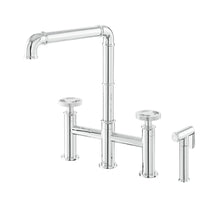 Avallon Pro Widespread mitigeur de cuisine avec Side Sprayer – finition Chrome
