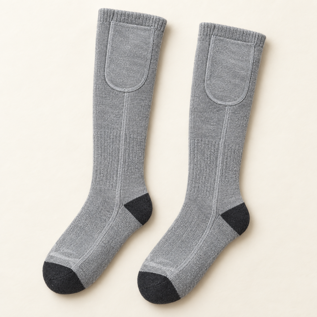 Remote-Control Heated Socks – 3 Heat Settings, Batteries Included