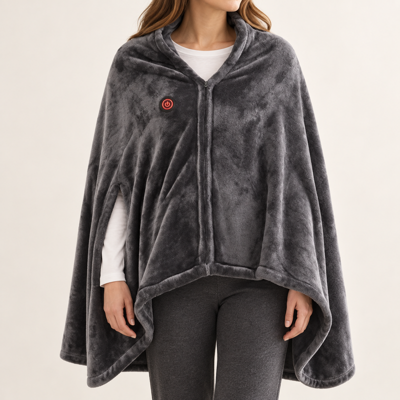 USB Heated Fleece Blanket – 3 Heat Settings, 150 × 85 cm