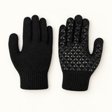 USB Heated Knitted Gloves – Touchscreen & Non-Slip Grip