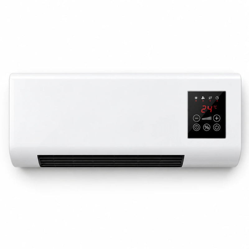 Wall-Mounted Fan Heater – 2000 W, Timer & Remote Control