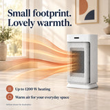 Compact Oscillating Fan Heater – 800/1200 W & Remote Control