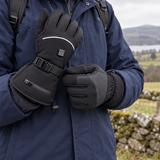 Electric Heated Winter Gloves – 3 Heat Settings, Black
