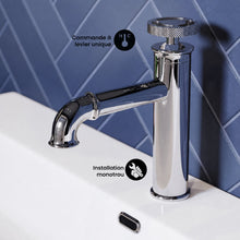 Avallon monotrou, monocommande Wheel, mitigeur de lavabo – finition Chrome