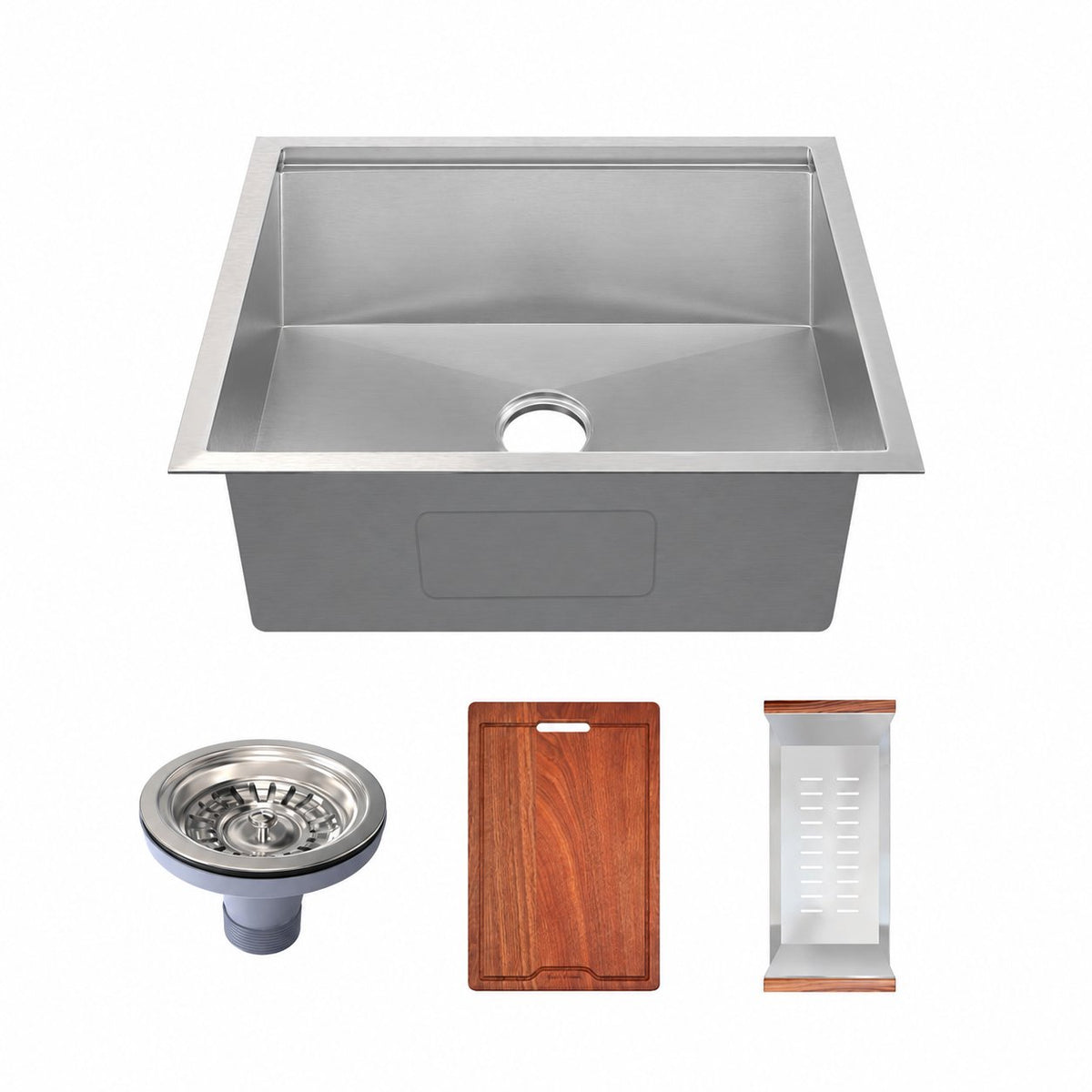Rivage 68,6 × 48,3 cm simple Basin Undermount Kitchen Workstation vasque