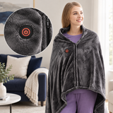 The Cosy Duo — Heated Fleece Throw & Heated Socks