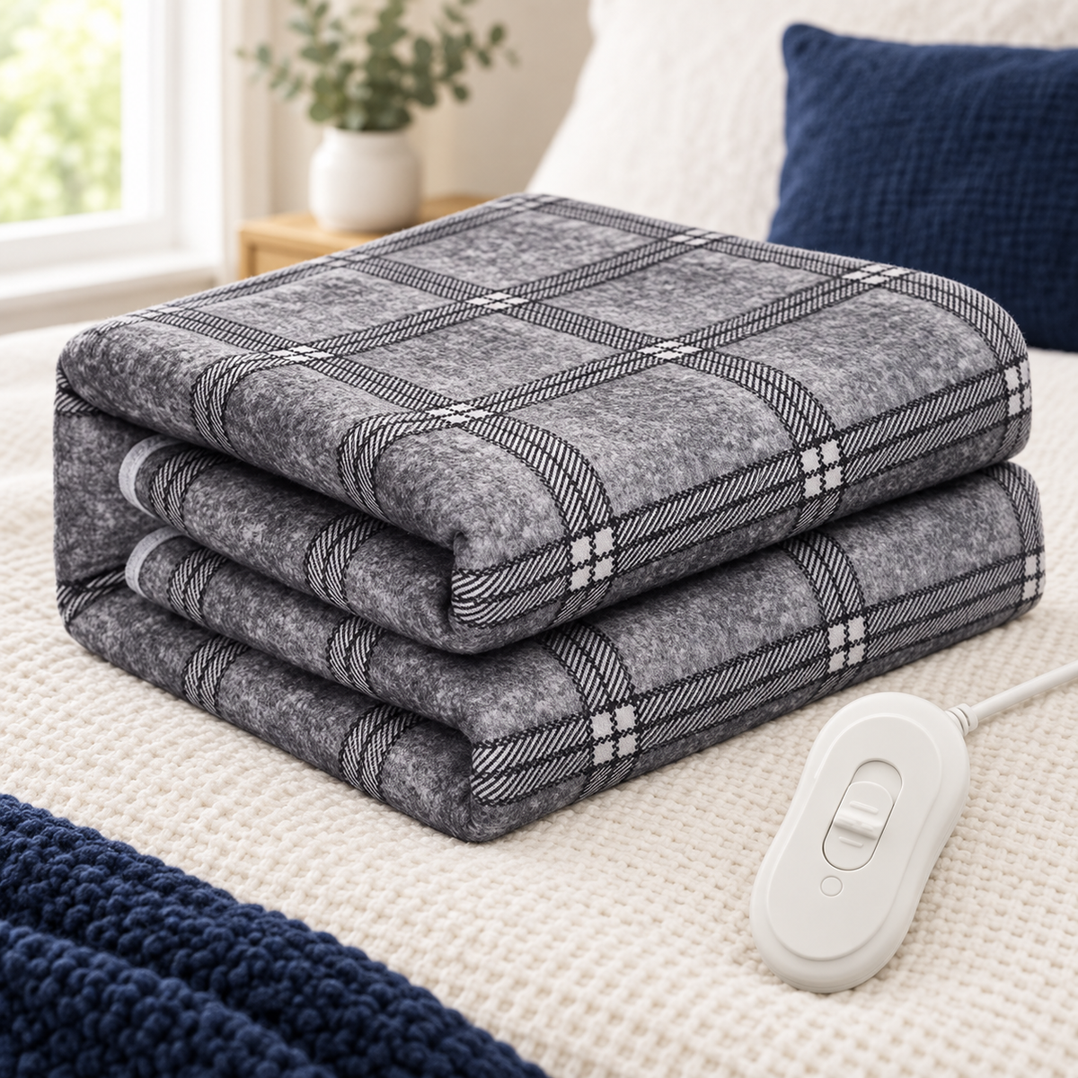 Electric Underblanket with Thermostat – Heated Bed Warmer