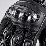 Close-up of the NeryLux DS-2310 knuckle shell, stitched panels and articulated finger guards.