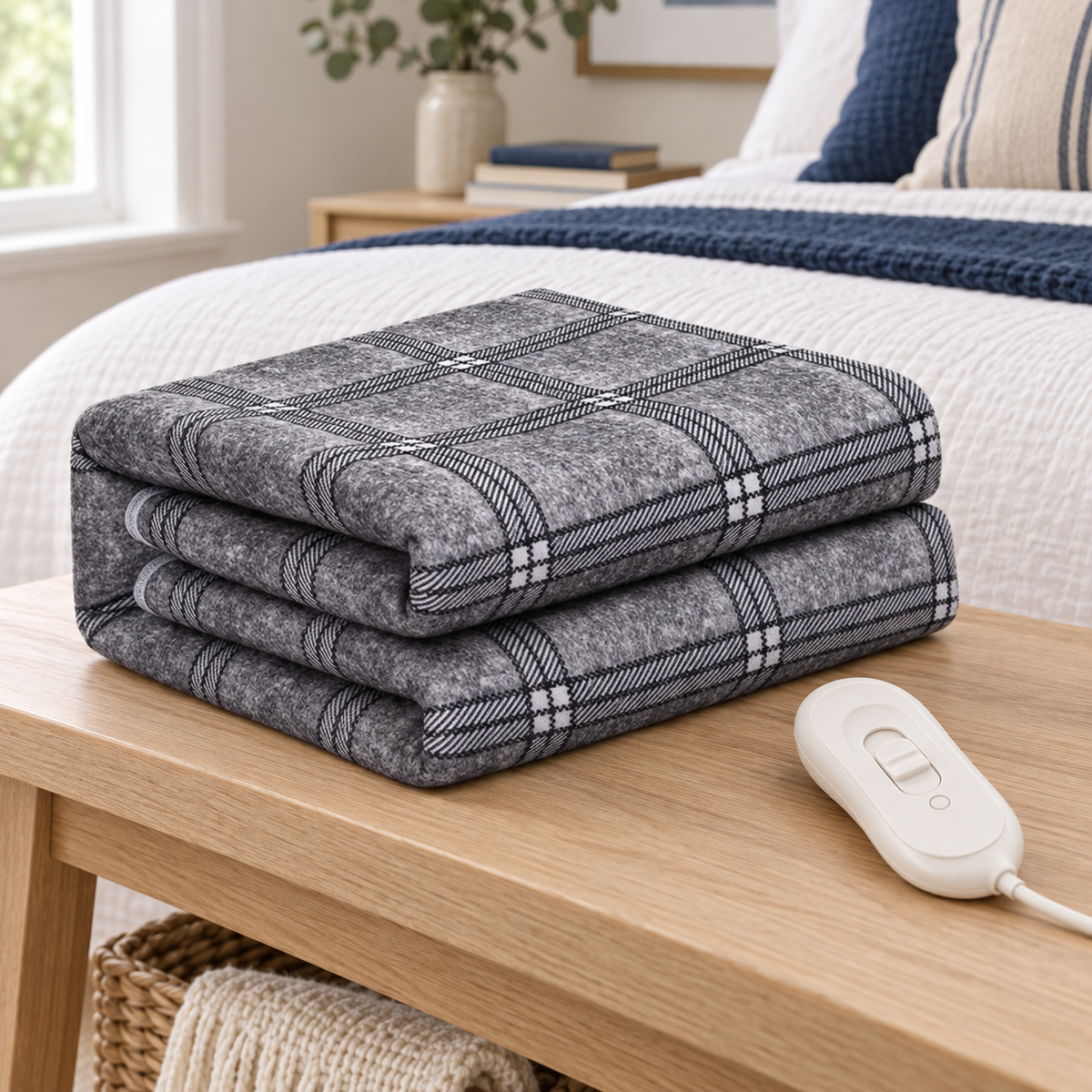 Electric Underblanket with Thermostat – Heated Bed Warmer