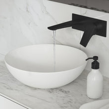 Monaco monocommande, mural, mitigeur de lavabo – finition noir mat
