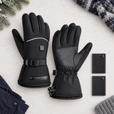 Electric Heated Winter Gloves – 3 Heat Settings, Black