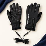 USB Heated Winter Gloves – Touchscreen & Water-Resistant