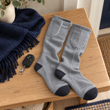 Remote-Control Heated Socks – 3 Heat Settings, Batteries Included