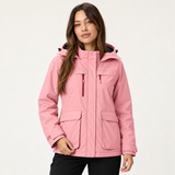 Women’s Heated Hooded Jacket – Lightweight Colour Trail