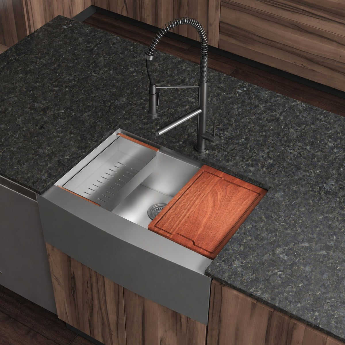 Rivage 76,2 × 55,9 cm simple Basin Apron Kitchen Workstation vasque