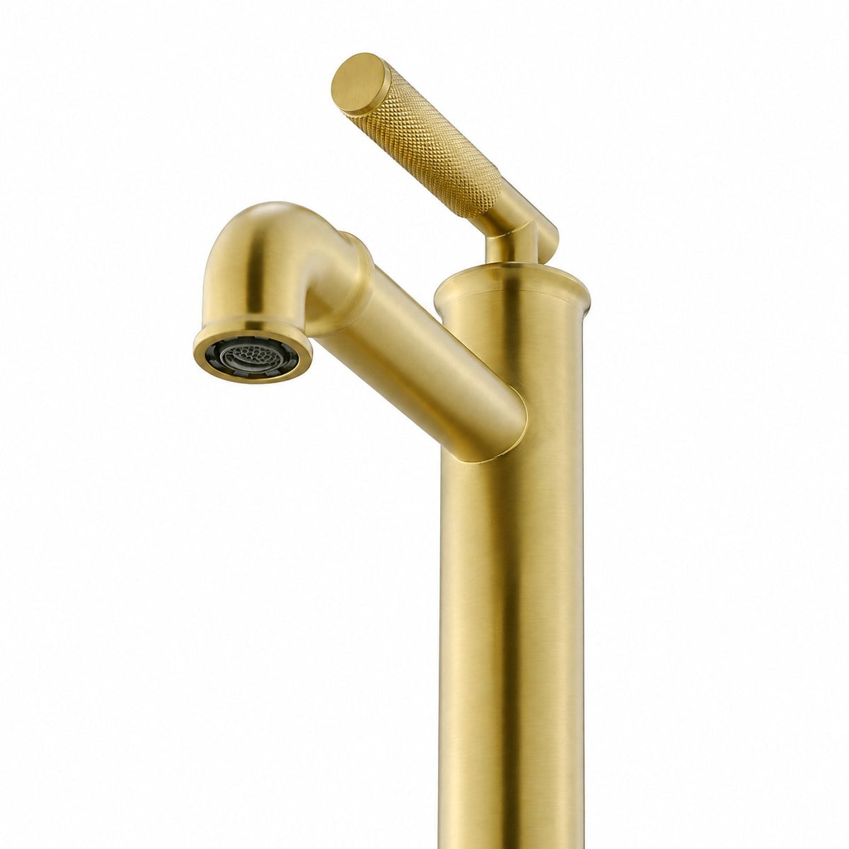 Avallon monotrou, monocommande Sleek, mitigeur de lavabo – finition or brossé