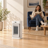 Compact Oscillating Fan Heater – 800/1200 W & Remote Control