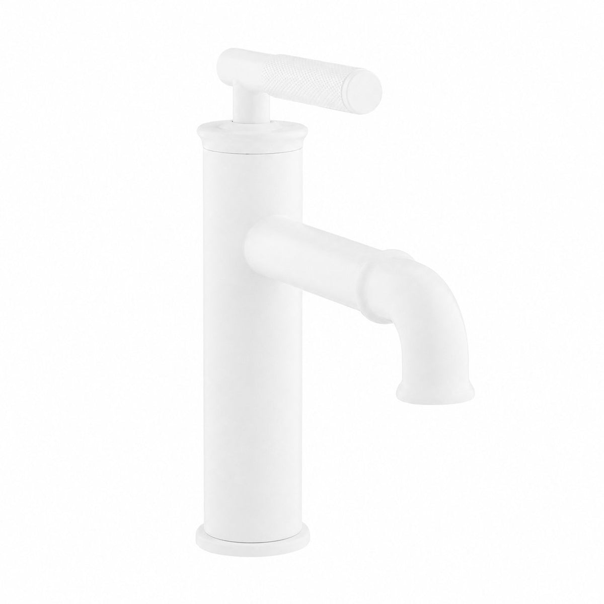 Avallon monotrou, monocommande Sleek, mitigeur de lavabo – finition blanc mat