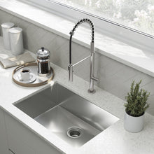 Tourner 66 × 45,7 cm acier inoxydable, simple Basin, Undermount évier de cuisine