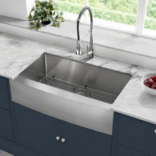 Rivage 91,4 × 53,3 cm acier inoxydable, simple Basin, Farmhouse évier de cuisine avec Apron