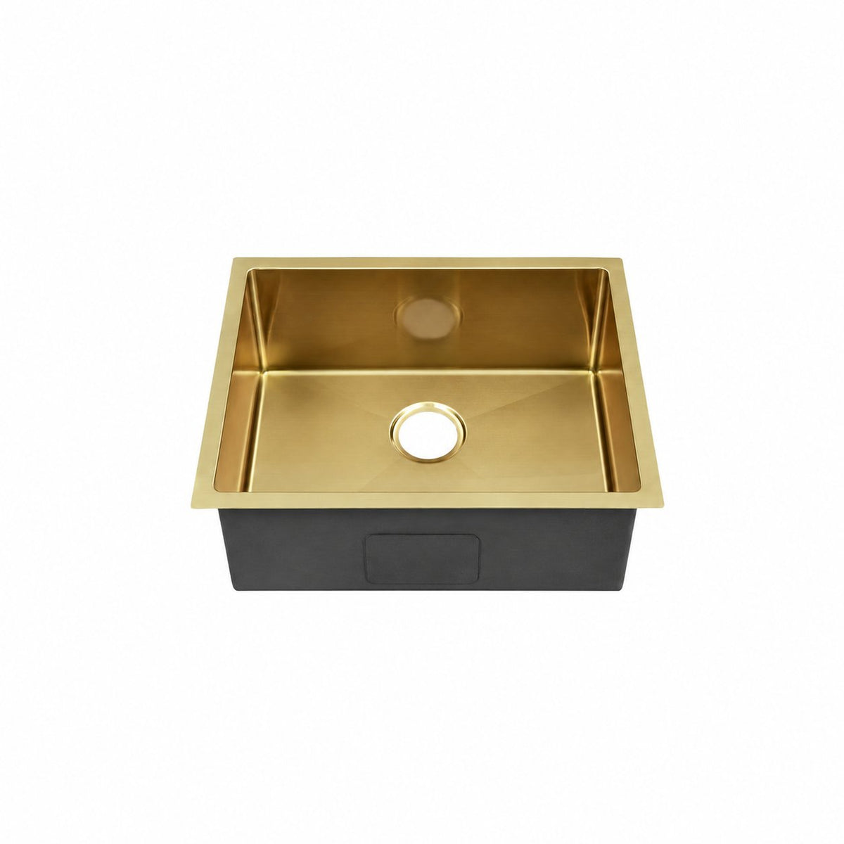 Rivage 58,4 × 45,7 cm acier inoxydable, simple Basin, Undermount évier de cuisine, or