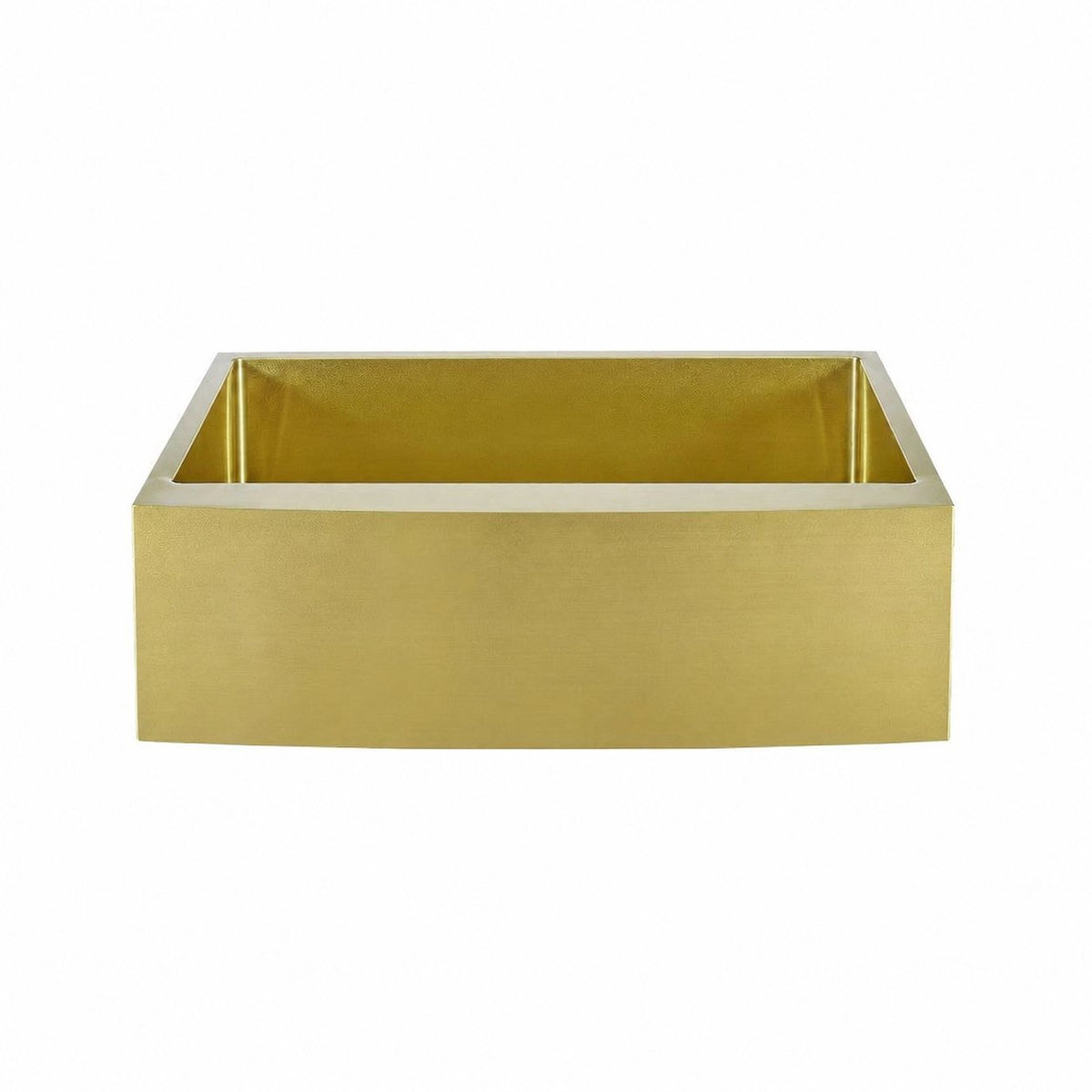 Rivage 76,2 × 53,3 cm acier inoxydable, simple Basin, Farmhouse évier de cuisine avec Apron – finition or