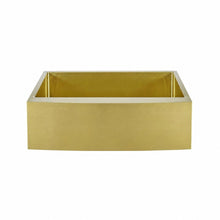 Rivage 76,2 × 53,3 cm acier inoxydable, simple Basin, Farmhouse évier de cuisine avec Apron – finition or