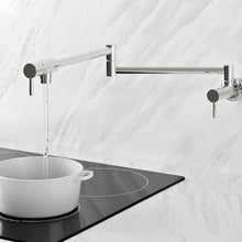 Ivy Retractable mural Pot Filler – finition Chrome
