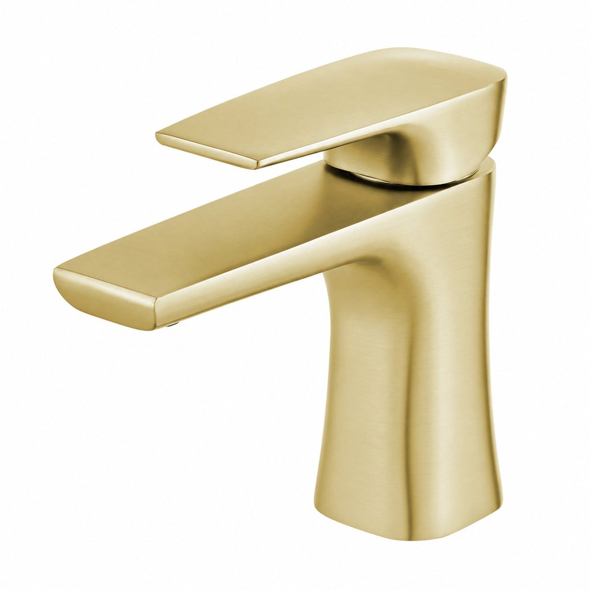 Monaco monotrou, monocommande, mitigeur de lavabo – finition or brossé