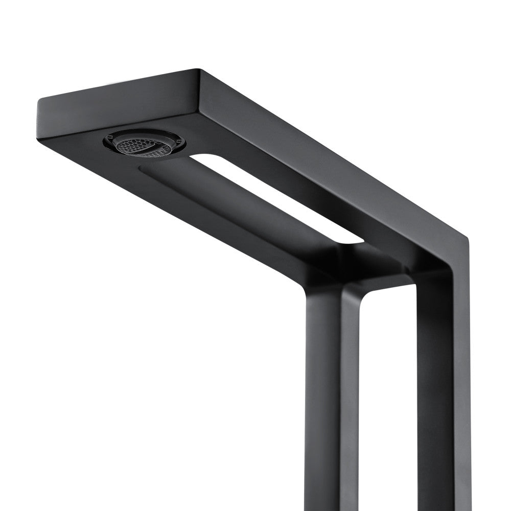 Pierre Widespread, double Handle, mitigeur de lavabo – finition noir mat