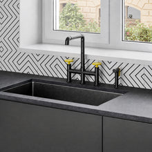 Avallon Pro mitigeur de cuisine – finition noir mat & Yellow