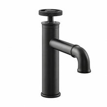 Avallon monotrou, monocommande Wheel, mitigeur de lavabo – finition noir mat