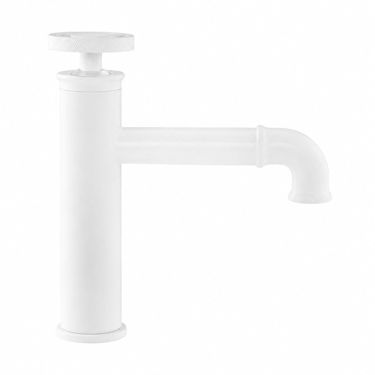 Avallon monotrou, monocommande Wheel, mitigeur de lavabo – finition blanc mat