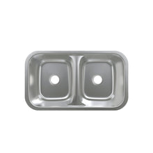 Toulouse 81,3 × 48,3 cm Low Divide acier inoxydable, Dual Basin, Under-Mount évier de cuisine