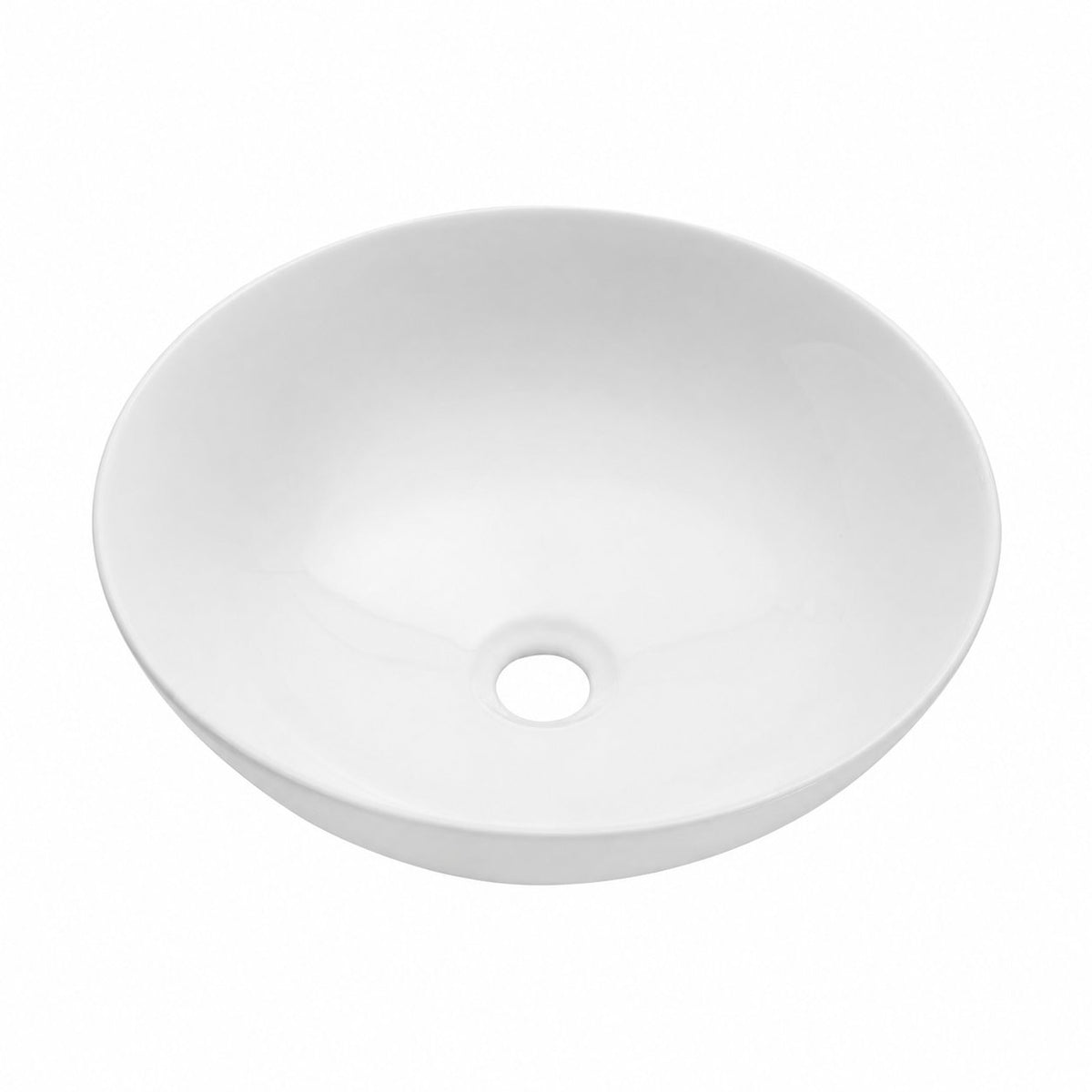 Classe 16 céramique vasque – finition Shiny blanc