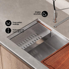 Rivage 83,8 × 48,3 cm simple Basin Undermount Kitchen Workstation vasque