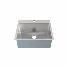 Ravi simple Basin 63,5 × 55,9 cm Topmount Kitchen Workstation vasque