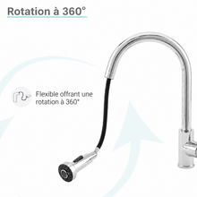 Nouvet — Mitigeur de cuisine avec douchette extractible, chrome