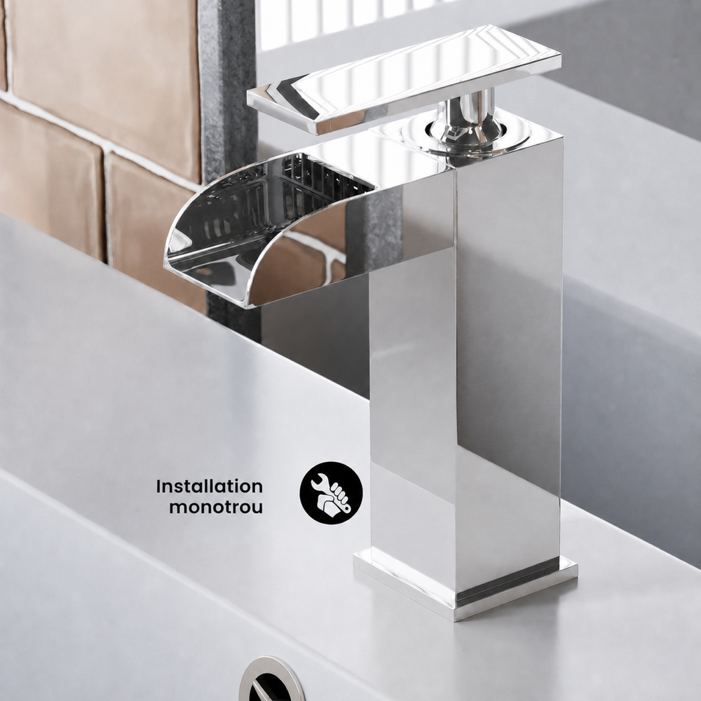 Concorde — Mitigeur de lavabo cascade, chrome