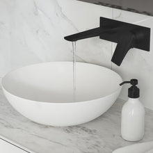 Monaco monocommande, mural, mitigeur de lavabo – finition noir mat