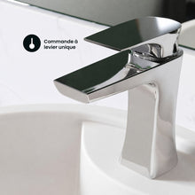 Monaco monotrou, monocommande, mitigeur de lavabo – finition Chrome