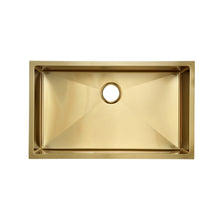 Rivage 81,3 × 48,3 cm acier inoxydable, simple Basin, Undermount évier de cuisine, or