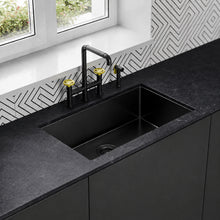 Avallon Pro mitigeur de cuisine – finition noir mat & Yellow