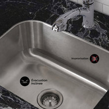 Toulouse 23 1/8 x 17 7/8 acier inoxydable, simple Basin, Undermount évier de cuisine