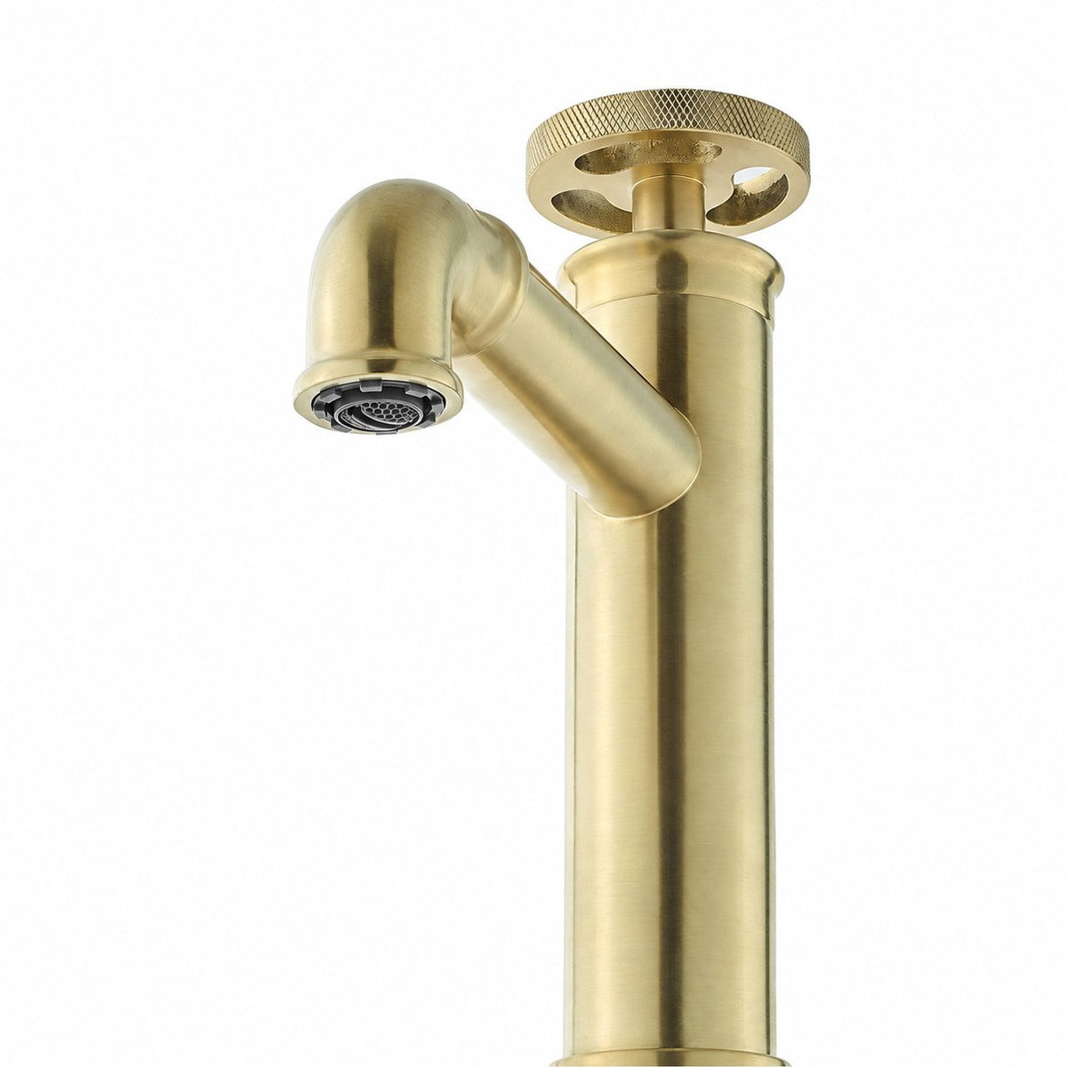 Avallon monotrou, monocommande Wheel, mitigeur de lavabo – finition or brossé